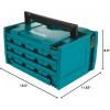 image:imageMakita P84327 MAKPAC 12 Drawer Interlocking Case 812 x 1512 x 1158