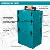 image:imageMakita T02571 Customizable Foam Insert for Interlocking CasesPack of 1
