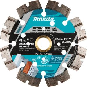 image:imageMakita E23260 412 Thin Kerf Diamond Blade Segmented General Purpose
