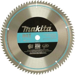 image:imageMakita A93681 10Inch 80 Tooth Micro Polished Mitersaw Blade Silver