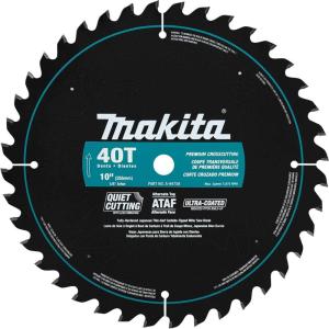 image:imageMakita A94758 10Inch 40 Tooth Ultra Coated Mitersaw Blade  Black