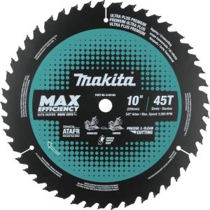 image:imageMakita B62103 10 45T CarbideTipped Max Efficiency Miter Saw Blade