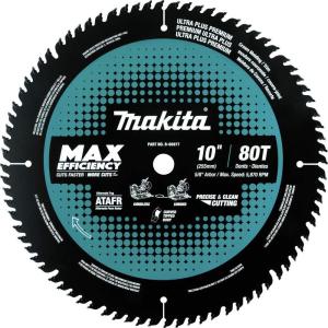 image:imageMakita B66977 10 80T CarbideTipped Max Efficiency Miter Saw Blade
