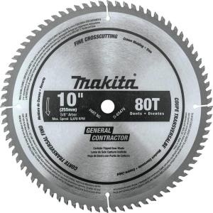 image:imageMakita D65470 10 80T MicroPolished Miter Saw Blade Fine Crosscutting