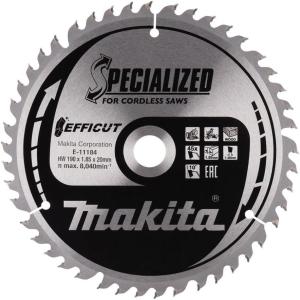 image:imageMakita E11128 712 45T CarbideTipped Max Efficiency Miter Saw Blade
