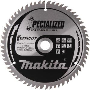 image:imageMakita E11134 712 60T CarbideTipped Max Efficiency Miter Saw Blade