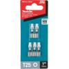 image:imageMakita E00658 Impact XPS T30 Torx 1 Insert Bit 5pk5pk