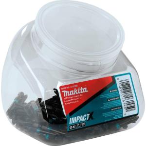 image:imageMakita A97368 Impactx 2 Phillips 2 Power Bit 100 Pack Jar100Pack