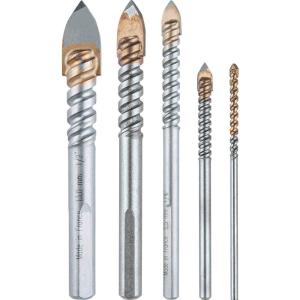 image:imageMakita B68993 5 Pc Assorted Glass and Tile Bit Set