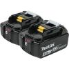 image:imageMakita BL1850B2 18V LXT LithiumIon 50Ah Battery 2pk BlackTwo Batteries