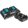 image:imageMakita BL1850B2DC2 18V LXT LithiumIon Battery and Dual Port Charger Starter Pack 50Ah