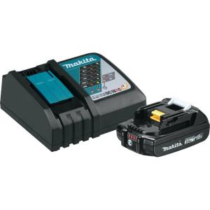 image:imageMakita BL1820BDC1 Compact LithiumIon Battery and Charger Starter Pack 18V Black 20 AhBlack