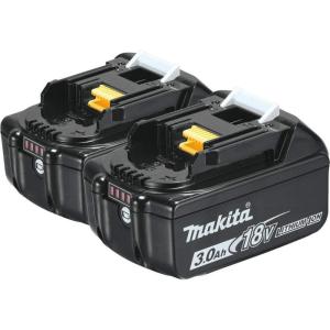 image:imageMakita BL1830B3 18V LXT LithiumIon 30Ah Battery 3pk30Ah Battery  2Pk