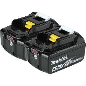 image:imageMakita BL1840B2 18V LXT LithiumIon 40Ah Battery Twin Pack Black40Ah