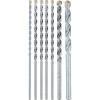 image:imageMakita E10659 7 Pc Assorted Carbide Tipped Percussion Masonry Hammer Drill Bit Set