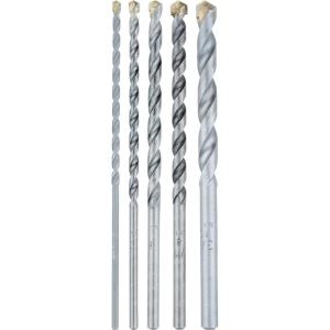 image:imageMakita E10643 5 Pc Assorted Carbide Tipped Percussion Masonry Hammer Drill Bit Set