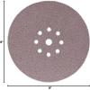 image:imageMakita B68541 9 Round Abrasive Disc Hook amp Loop 80 Grit 25pk