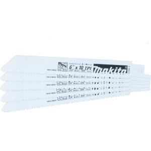 image:imageMakita 723064A5 6Inch 10TPI All Purpose Reciprocating Saw Blade5Pack