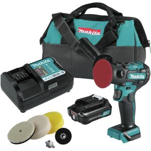 image:imageMakita VP01R1 12V max CXT LithiumIon Brushless 3 Polisher  2 Sander Kit 20AhPolisher  Sander Kit