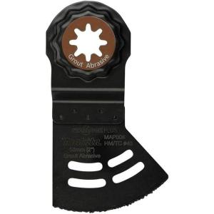 image:imageMakita E08517 StarlockPlus Oscillating MultiTool 2in1 Plunge amp Saw Carbide Coated Rim 40 Grit Grout and Abrasive Blade