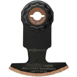 image:imageMakita E08595 StarlockMax Oscillating MultiTool 234 Hard Metal with Tungsten Carbide 50 Grit Grout and Abrasive Segmented Saw Blade