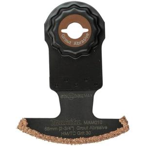 image:imageMakita E08604 StarlockMax Oscillating MultiTool 234 Hard Metal with Tungsten Carbide 30 Grit Grout and Abrasive Segmented Saw Blade