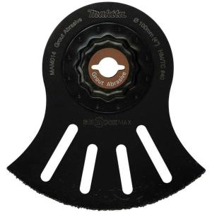 image:imageMakita E08626 StarlockMax Oscillating MultiTool 4 Hard Metal with Tungsten Carbide 40 Grit Segmented Saw Blade