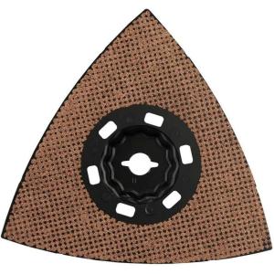 image:imageMakita E08660 StarlockMax Oscillating MultiTool 412 Tungsten Carbide 100 Grit Delta Triangle Sanding Pad