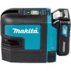 image:imageMakita SK105GDNAX 12V max CXT LithiumIon Cordless SelfLeveling CrossLine Green Beam Laser Kit 20AhLaser Only