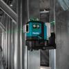 image:imageMakita SK700GDNAJ 12V max CXT LithiumIon Cordless SelfLeveling 360 3Plane Green Laser Kit 20Ah Class II 510530 nm lt2 mWLaser Only