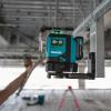 image:imageMakita SK700GDNAJ 12V max CXT LithiumIon Cordless SelfLeveling 360 3Plane Green Laser Kit 20Ah Class II 510530 nm lt2 mWLaser Only