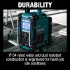 image:imageMakita XRM10 18V LXT  12V max CXT LithiumIon Cordless Bluetooth Job Site ChargerRadio Tool OnlyJob Site Radio