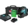 image:imageMakita SK105GDNAX 12V max CXT LithiumIon Cordless SelfLeveling CrossLine Green Beam Laser Kit 20AhKit