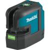 image:imageMakita SK105GDNAX 12V max CXT LithiumIon Cordless SelfLeveling CrossLine Green Beam Laser Kit 20AhLaser Only
