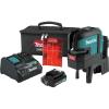 image:imageMakita SK106DNAX 12V max CXT LithiumIon Cordless SelfLeveling CrossLine4Point Red Beam Laser Kit 20AhKit