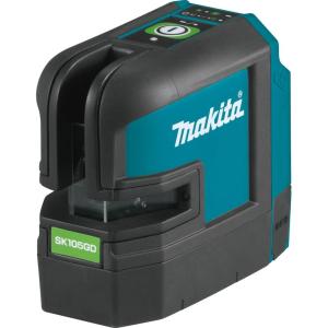 image:imageMakita SK105GDNAX 12V max CXT LithiumIon Cordless SelfLeveling CrossLine Green Beam Laser Kit 20AhLaser Only