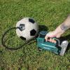image:imageMakita DMP180ZX 18V LXT LithiumIon Cordless Inflator Battery Powered Tool Onlybattery and charger not includedPresta valve adapterSports ball needleTapered adapter TealTeal
