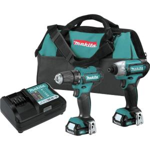 image:imageMakita CT232 CXT 12V Max LithiumIon Cordless Drill Driver and Impact Driver Combo Kit 15 AhCombo Kit
