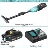 image:imageMakita XLC03R1BX4 18V LXT Lithiumion Compact Brushless Cordless Vacuum Kit Trigger wLock 20AhBlack