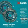 image:imageMakita D72609 XLock 412 Stainless Steel Stringer Bead Twist Wire Wheel