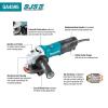 image:imageMakita GA4595 412 SJSII HighPower Angle Grinder Paddle Switch
