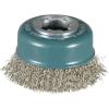 image:imageMakita D72584 XLock 3 Stainless Steel Crimped Wire Cup Brush