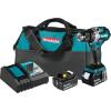 image:imageMakita XPH16T 18V LXT LithiumIon Compact Brushless Cordless 12 Hammer DriverDrill Kit 50Ah