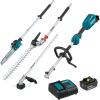 image:imageMakita XUX02SM1X5 18V LXT Brushless Couple Shaft Power Head Kit wString Trimmer Pole Saw amp Articulating Hedge Trimmer Attachments 40AhCouple Shaft Power Head Kit