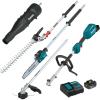 image:imageMakita XUX02SM1X6 18V LXT Brushless Couple Shaft Power Head Kit wString Trimmer Pole Saw Art Hedge Trimmer amp Blower Attachments 40AhCouple Shaft Power Head Kit