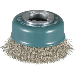 image:imageMakita D72584 XLock 3 Stainless Steel Crimped Wire Cup Brush