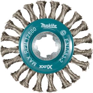 image:imageMakita D72590 XLock 412 Stainless Steel Full Cable Knotted Twist Wire Wheel