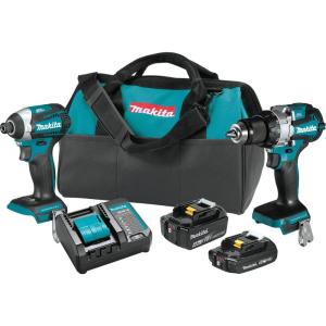 image:imageMakita XT296SMR 18V LXT LithiumIon Brushless Cordless 2Pc Combo Kit 20Ah40AhCombo Kit