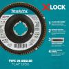 image:imageMakita T03894 XLock 412 40 Grit Type 29 Angled Grinding and Polishing Flap Disc for XLock and All 78 Arbor Grinders