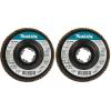 image:imageMakita T03925 XLock 412 40 Grit Type 27 Flat Blending and Finishing Flap Disc for XLock and All 78 Arbor Grinders45 inches Pack of 2